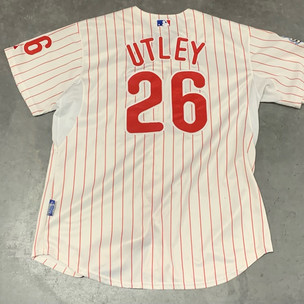 Philadelphia Phillies Chase Utley 2009 World Series Jersey